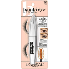 L’Oréal Paris Bambi Eye Mascara wide-eyed brush image showing precise lash separation