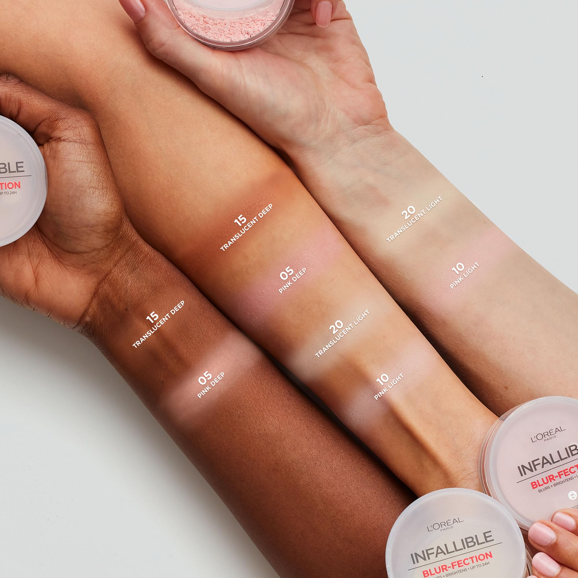 L'Oreal Paris under-eye baking demo brightening concealer and preventing creasing