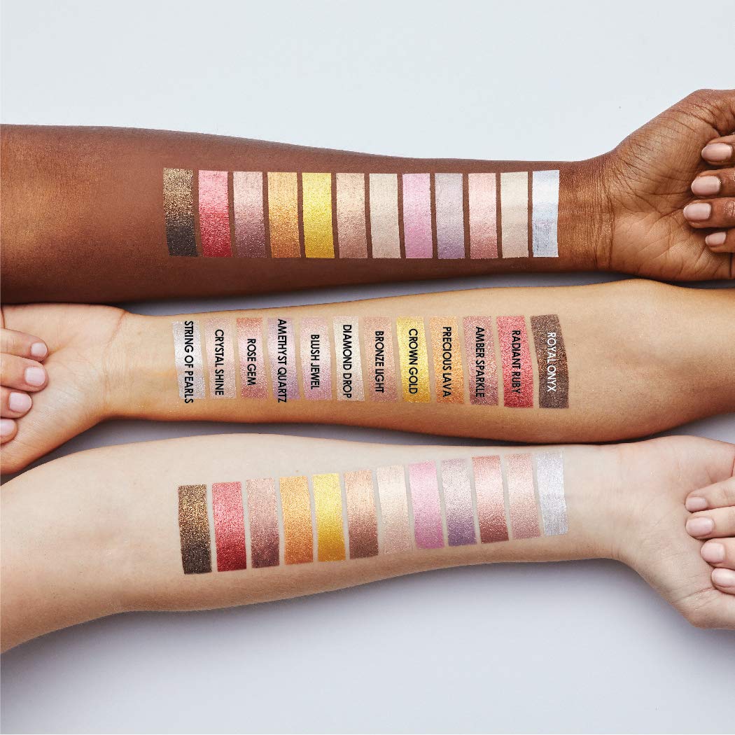 L'Oreal Paris Brilliant Eyes eyelids show crease-resistant performance when worn