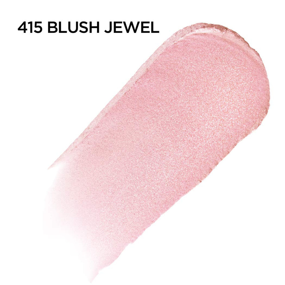 L'Oreal Paris Brilliant Eyes color swatch array showcases vibrant shimmer shades for customization.