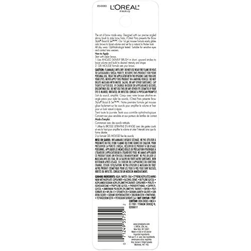 L’Oréal Paris Brow Stylist Boost & Set natural to thicker brow look