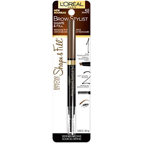 L’Oréal Paris Brow Stylist spoolie blends brow makeup for a soft, natural finish.