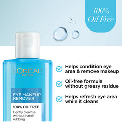 L'Oreal Paris Clean Artiste remover with dermatologist-tested label signals safety.