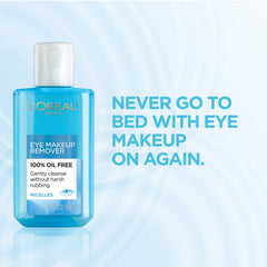 L'Oreal Paris Clean Artiste eye makeup remover gel texture provides non-greasy refreshment.