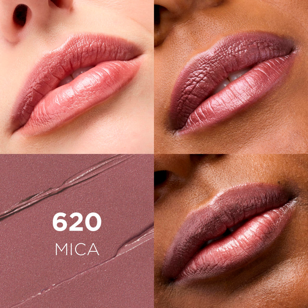 L'Oreal Paris Colour Riche Lipcolour mica swatches reveal rich satin color.
