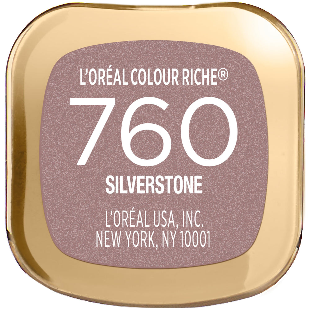 L'Oreal Paris Colour Riche Original Creamy Silverstone vitamin E detail for soft lips.