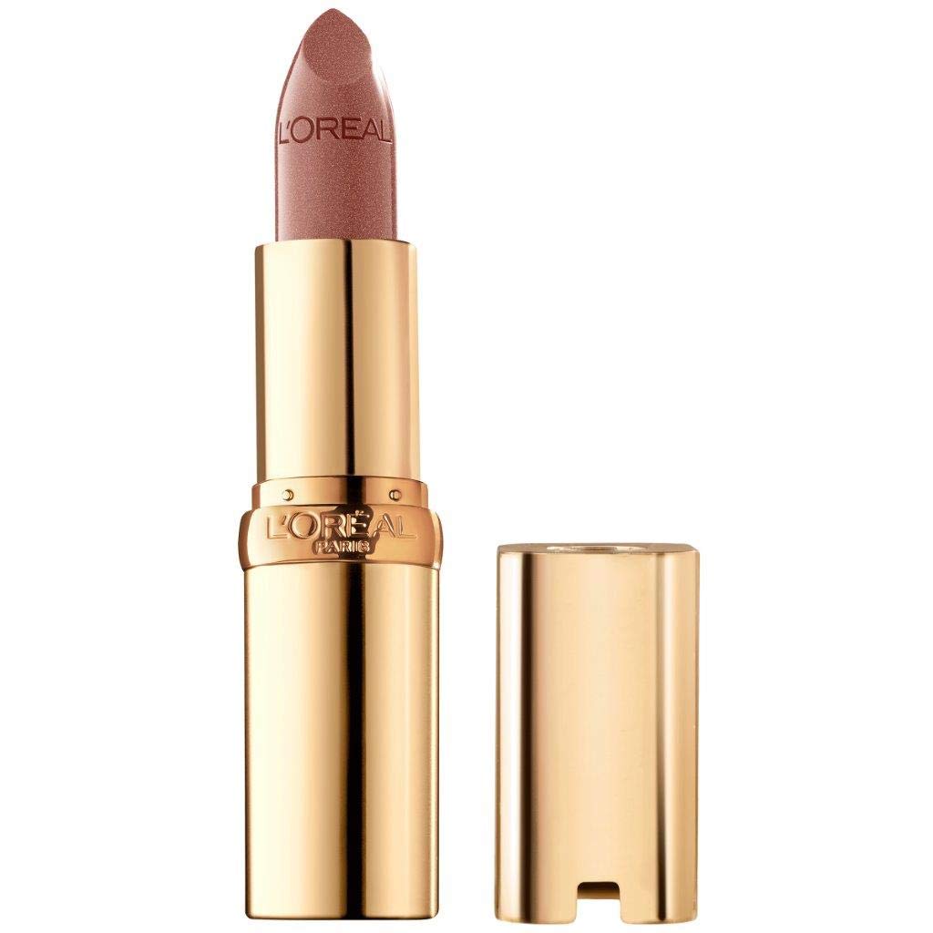 L'Oreal Paris Colour Riche Sandstone swatches show rich satin color with hydrating comfort