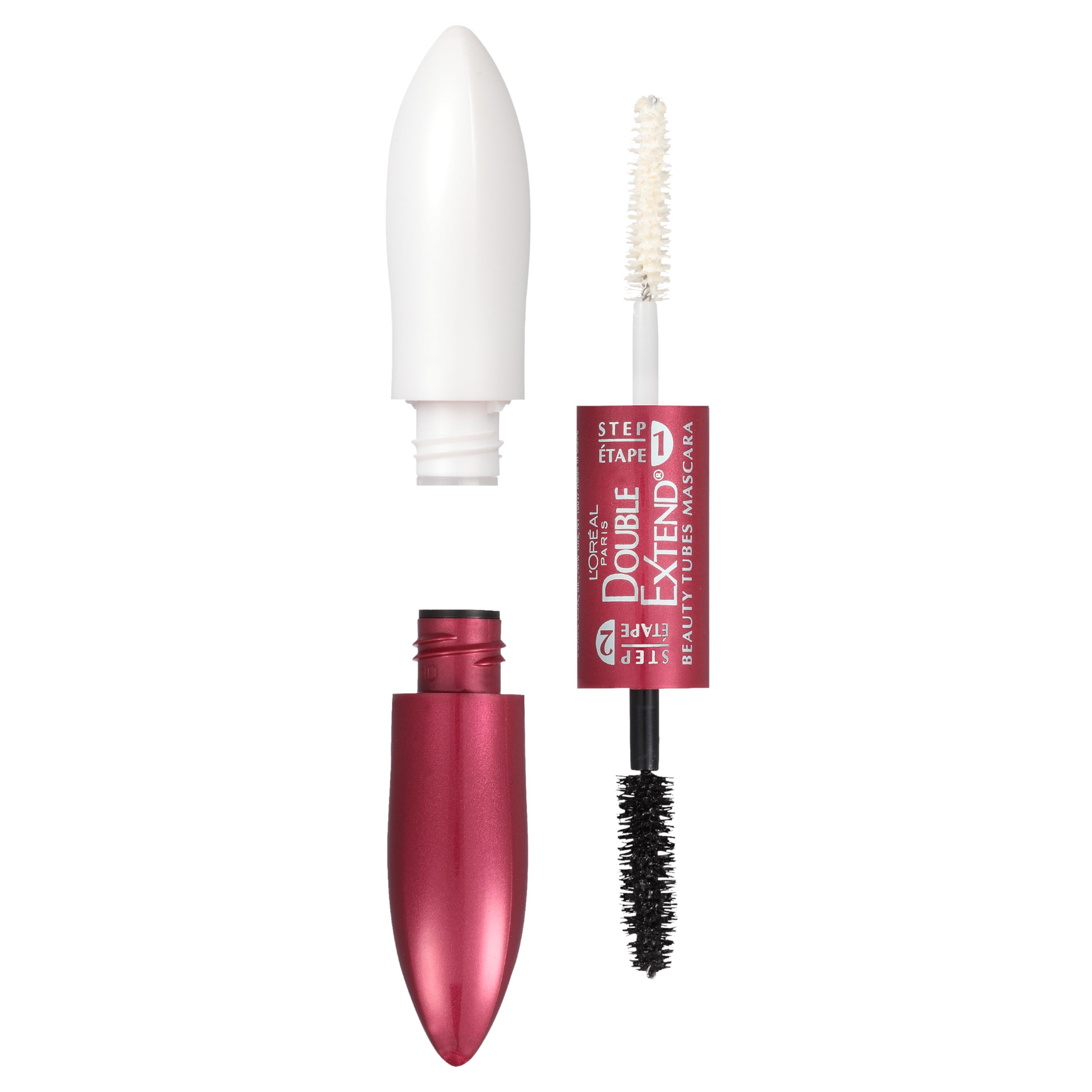 L’Oréal Paris Double Extend base coat application nourishes lashes for a smooth tubing base