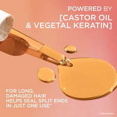 L'Oreal Paris conditioner cream texture, illustrating detangling and smoothing action