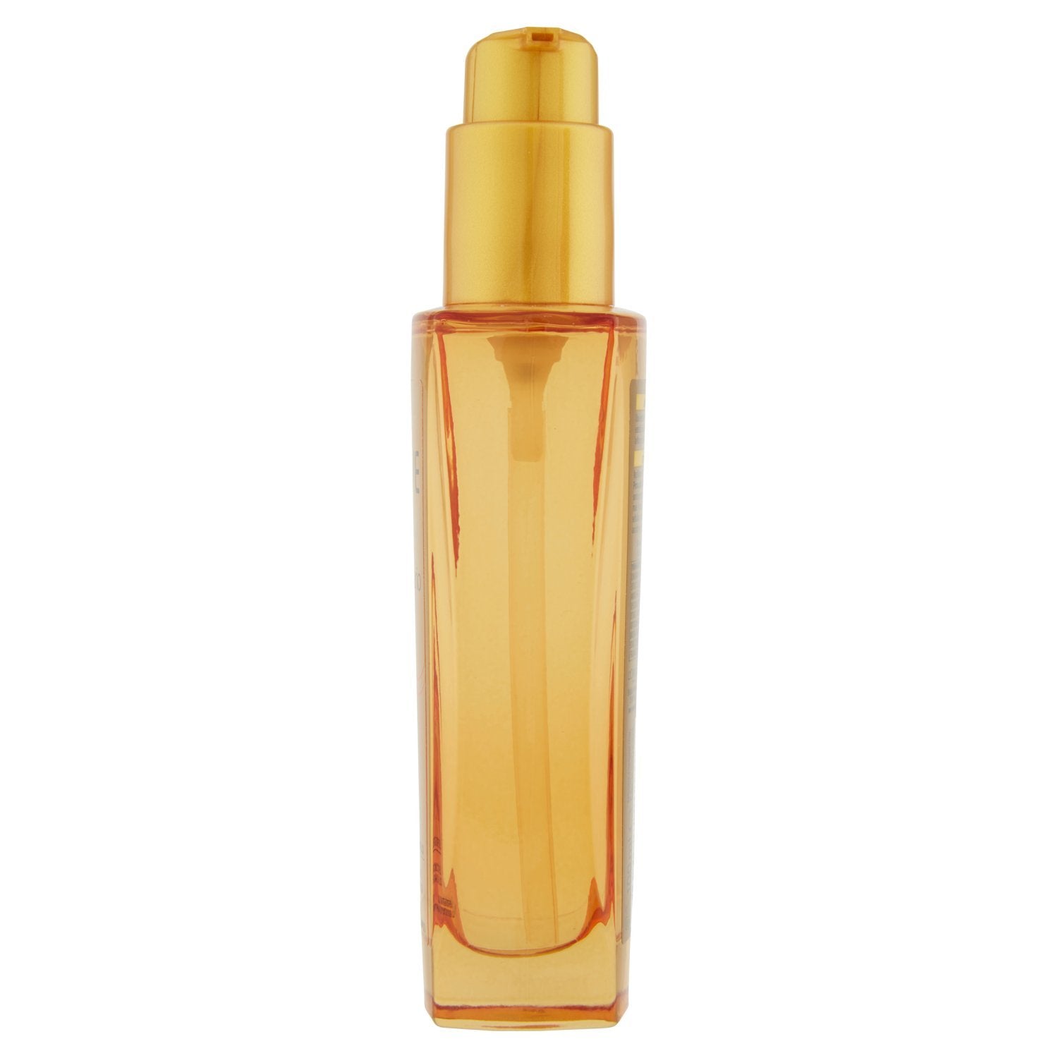 L'Oreal Paris Elvive Extraordinary Oil close-up highlights silky smooth texture after use.