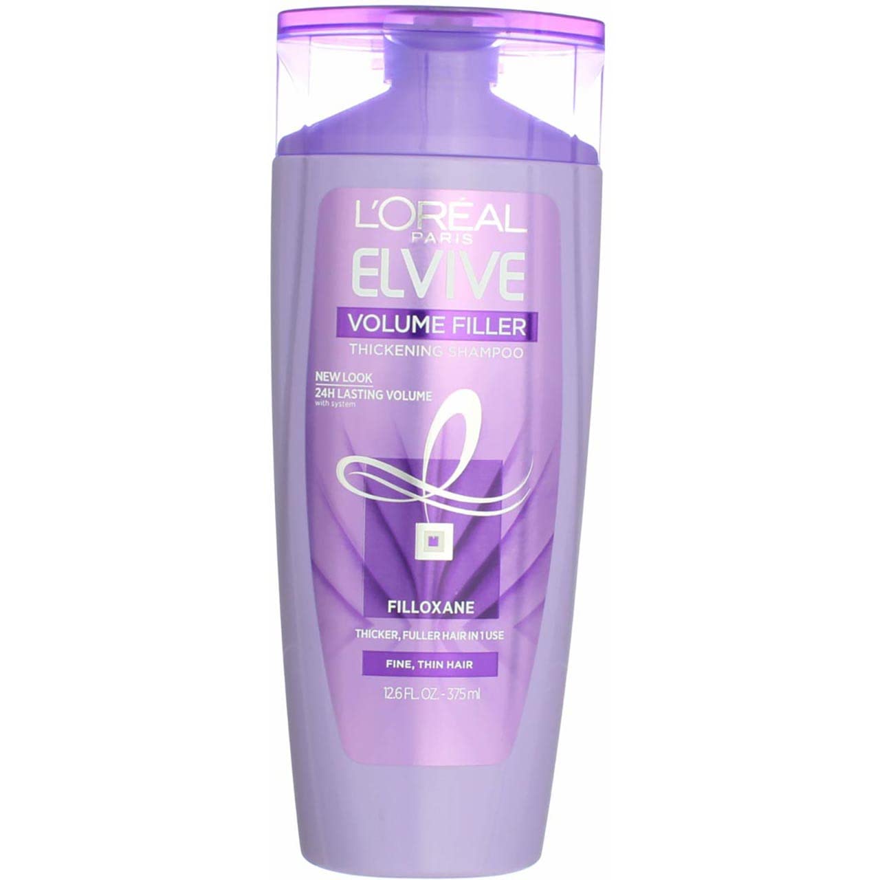 L'Oreal Paris Elvive Volume Filler bottle shows strong-hair promise with a premium formula