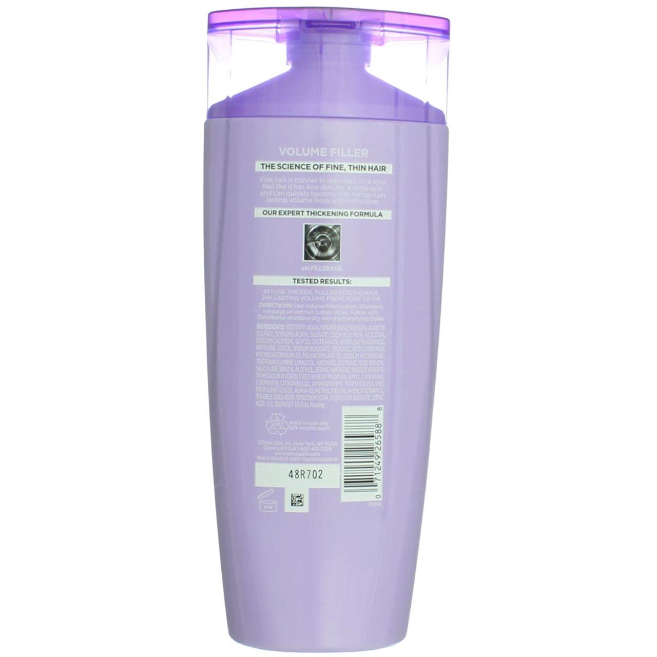 L'Oreal Paris Elvive pump image demonstrates easy, mess-free cleansing