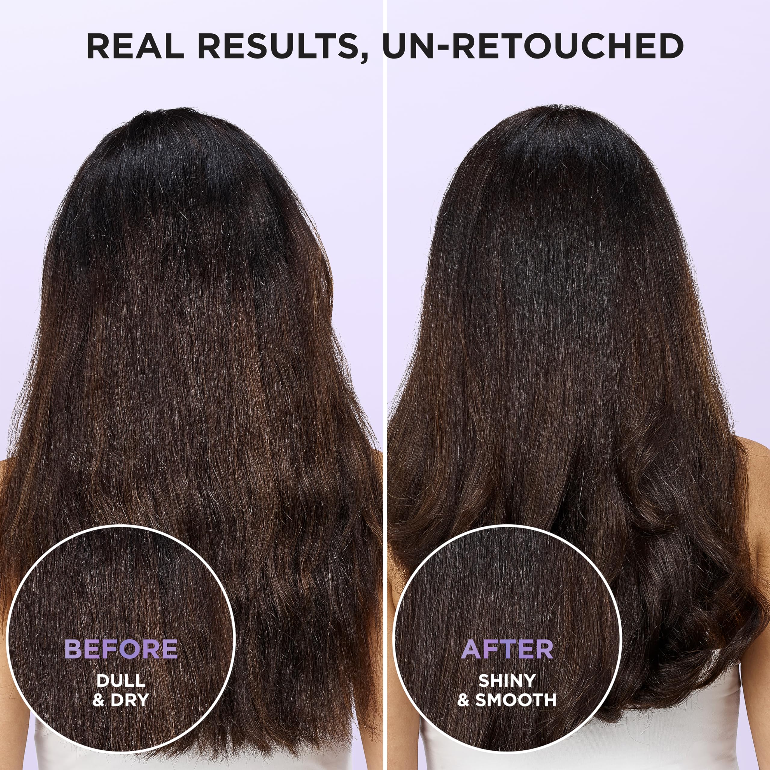 L'Oreal Paris EverPure Acidic Glaze spray applied for lasting smoothness