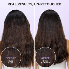 L'Oreal Paris EverPure Acidic Glaze spray applied for lasting smoothness