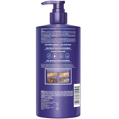 L'Oreal Paris EverPure color-treated hair setup demonstrates balanced brassy tone and hydration.