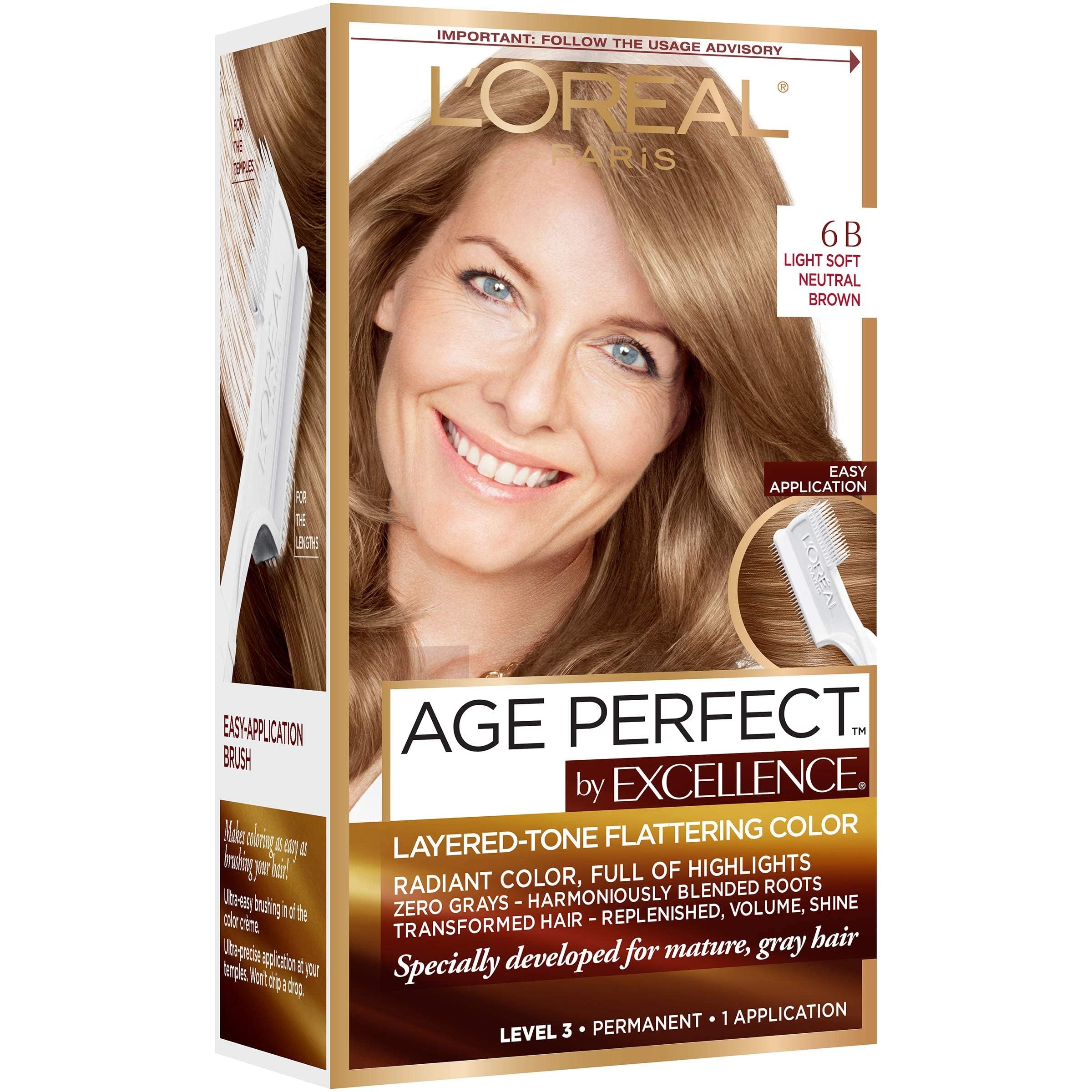 L'Oreal Paris brush included for precise, mess-free color application