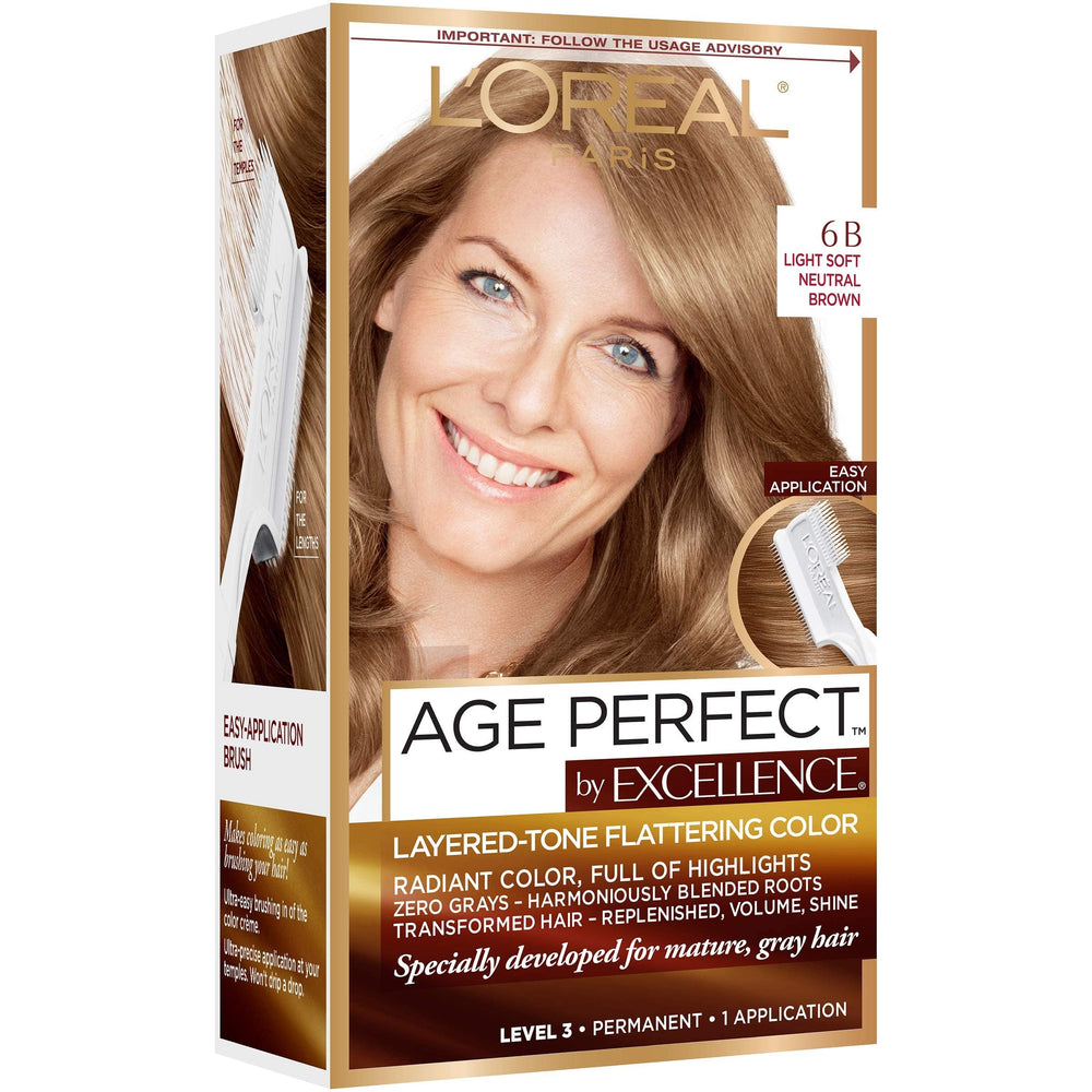 L'Oreal Paris brush included for precise, mess-free color application