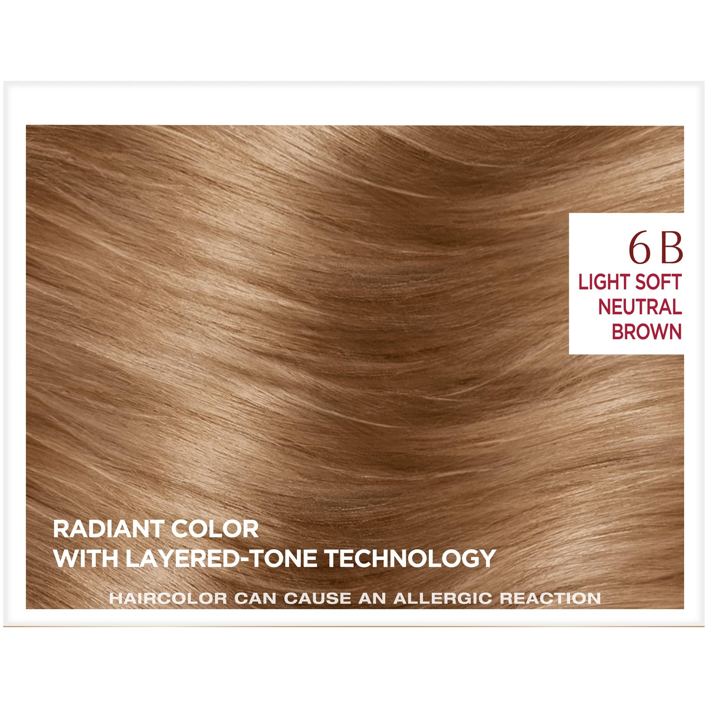 L'Oreal Paris layered-tone swatch showing natural highs and lows