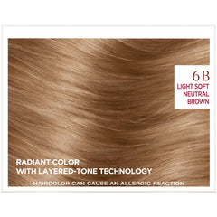 L'Oreal Paris layered-tone swatch showing natural highs and lows