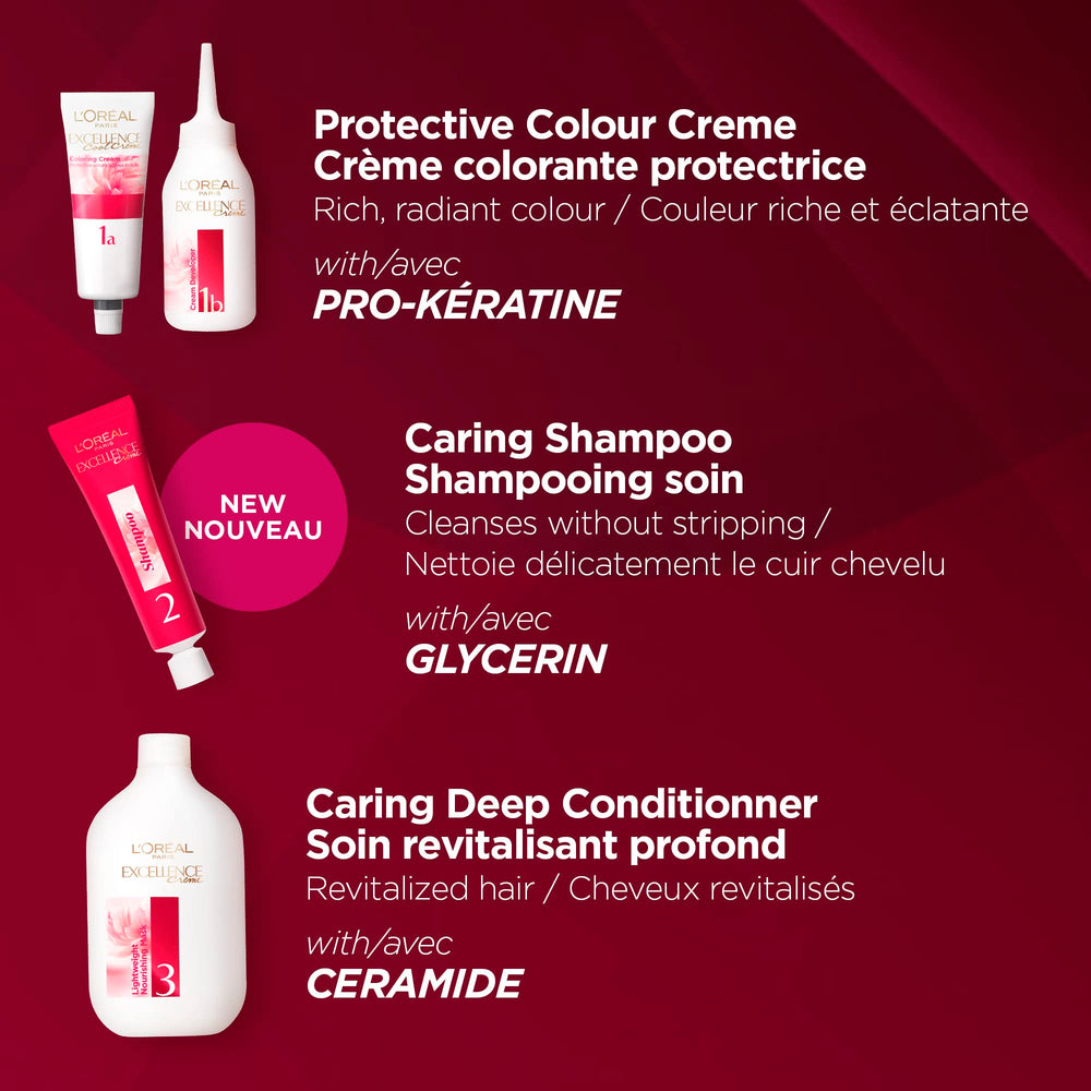 L'Oreal Paris Excellence Cool Supreme anti-brass conditioner smooths tones and maintains cool shade