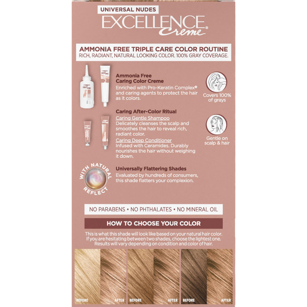 L'Oreal Paris Excellence Universal Nudes long-lasting color with radiant finish
