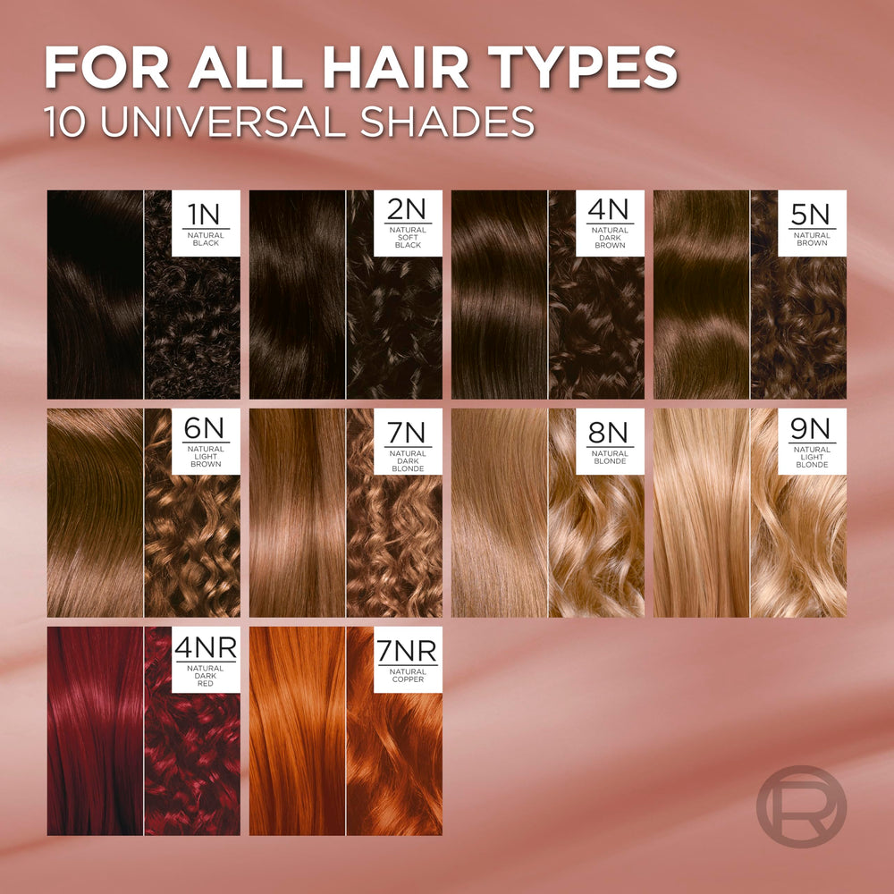 L'Oreal Paris Excellence Universal Nudes natural reflect blends warm and cool tones
