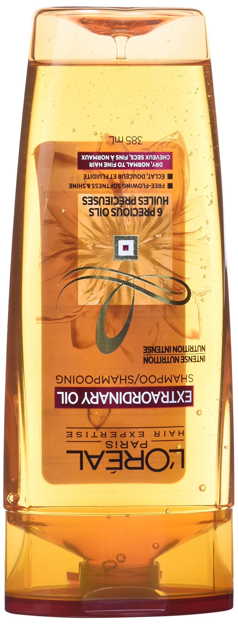 L'Oreal Paris Extraordinary Oil Shampoo foamy lather conveys refreshing cleanse.