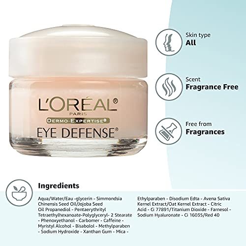 Under-eye area being treated with Eye Defense for hydration