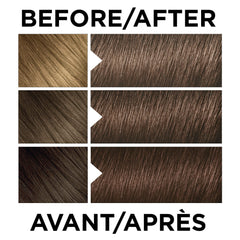 L'Oreal Paris Feria application steps illustrate an easy at-home color process.