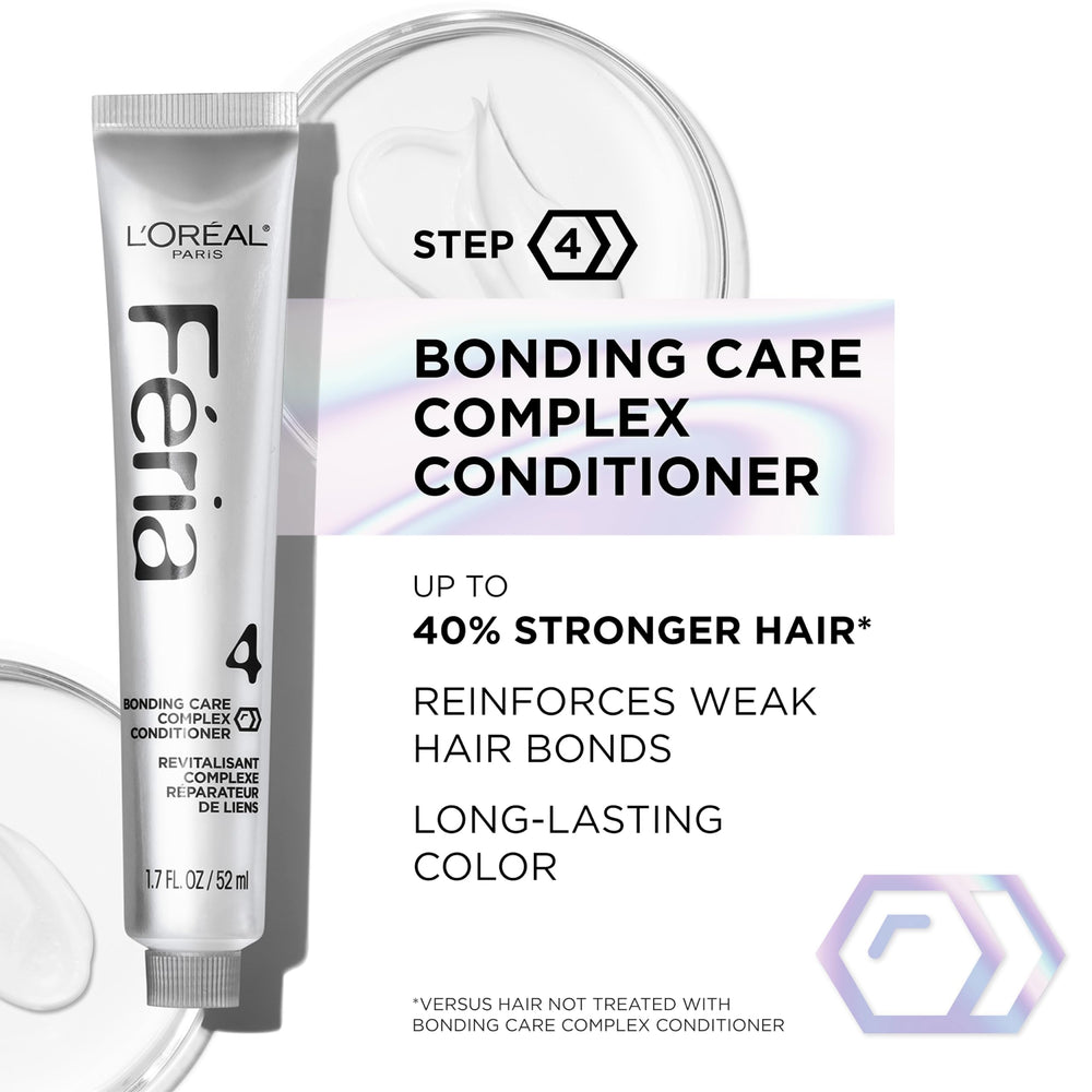 L'Oreal Paris Feria color swatches show deep burgundy shade depth