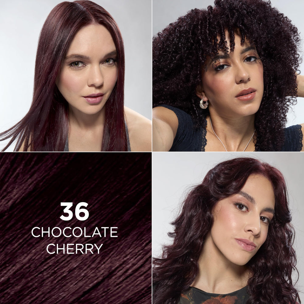 L'Oreal Paris Feria Power Shimmer Conditioner close-up promotes hydrated, smooth color retention