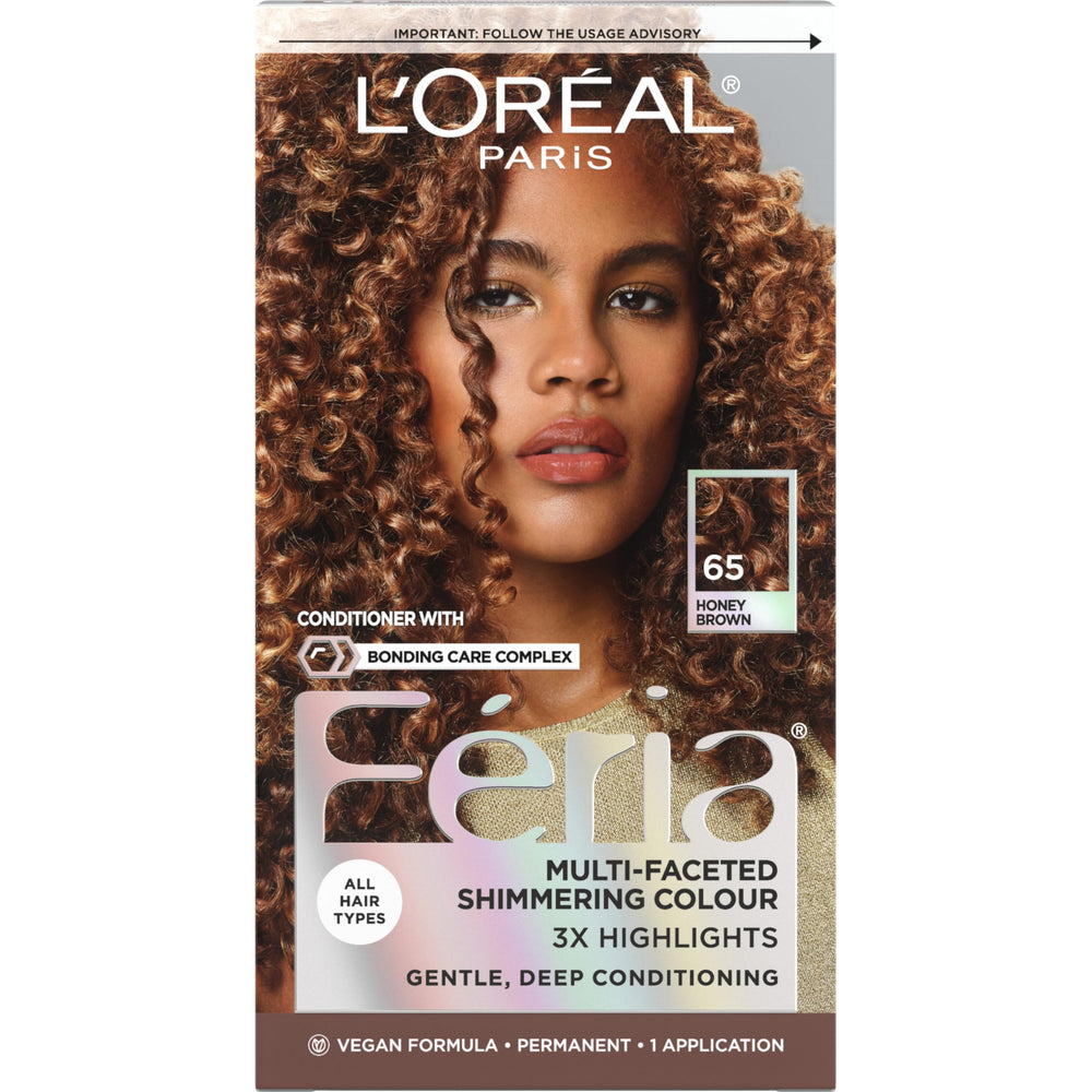 L’Oréal Paris Feria, tono Miel Castaño, aplicación para cobertura uniforme y color duradero