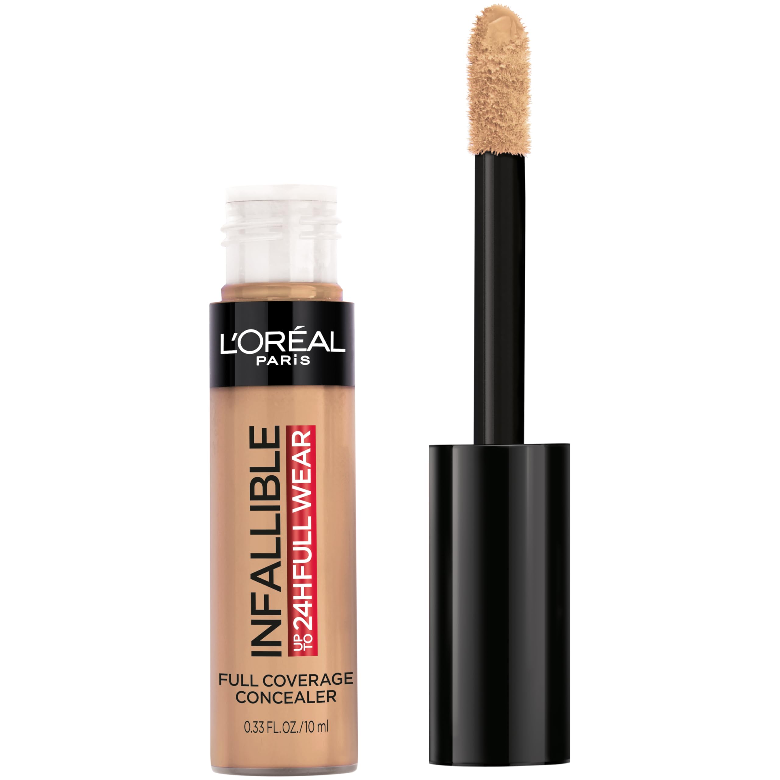 L'Oreal Paris Full Wear Concealer swatch delivers high-coverage matte finish for all-day flawless skin.