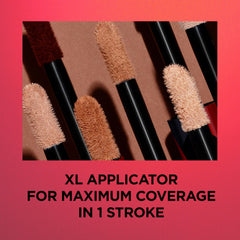 L'Oreal Paris Full Wear Concealer matte finish close-up showing seamless skin look.