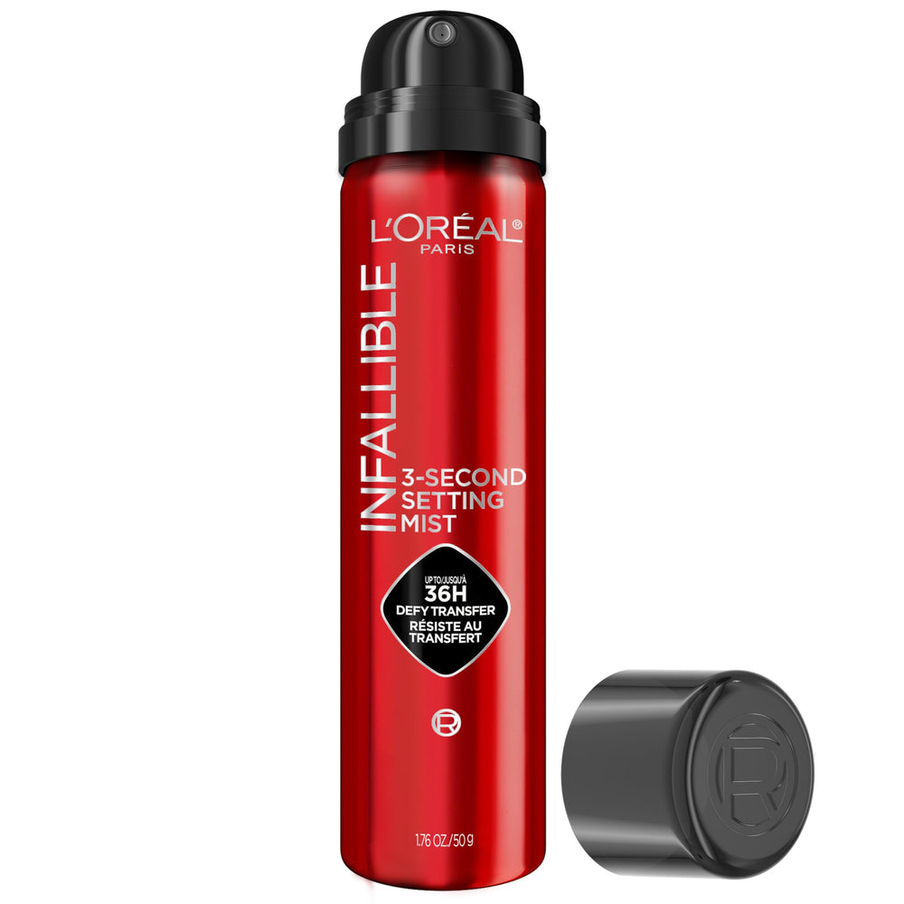 L'Oreal Paris front bottle showing product and easy application benefit