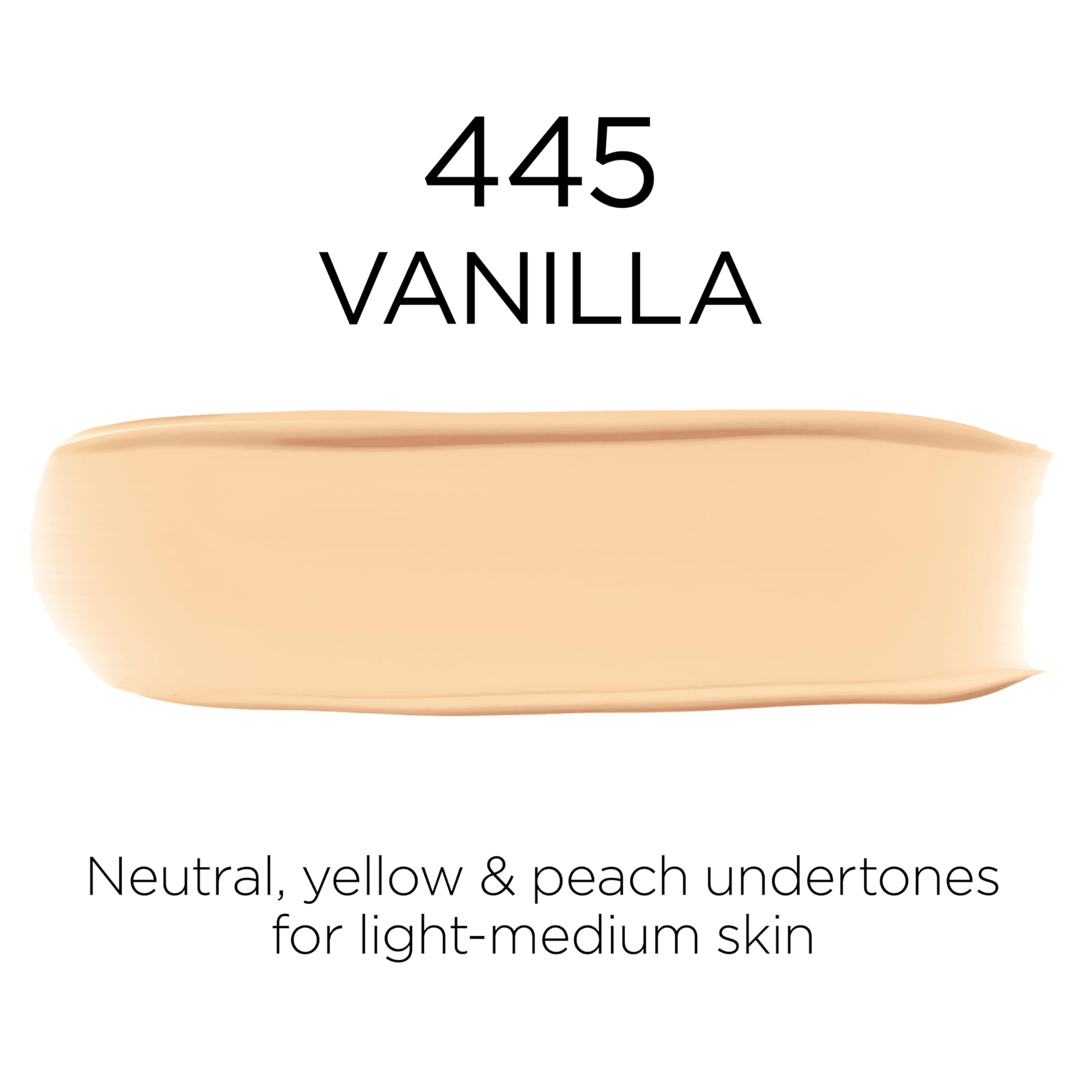 L'Oreal Paris Infallible Vanilla shade range display suggests diverse shade options.