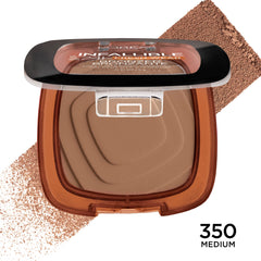 L'Oreal Paris Infallible bronzer swatch showing sun-kissed warmth
