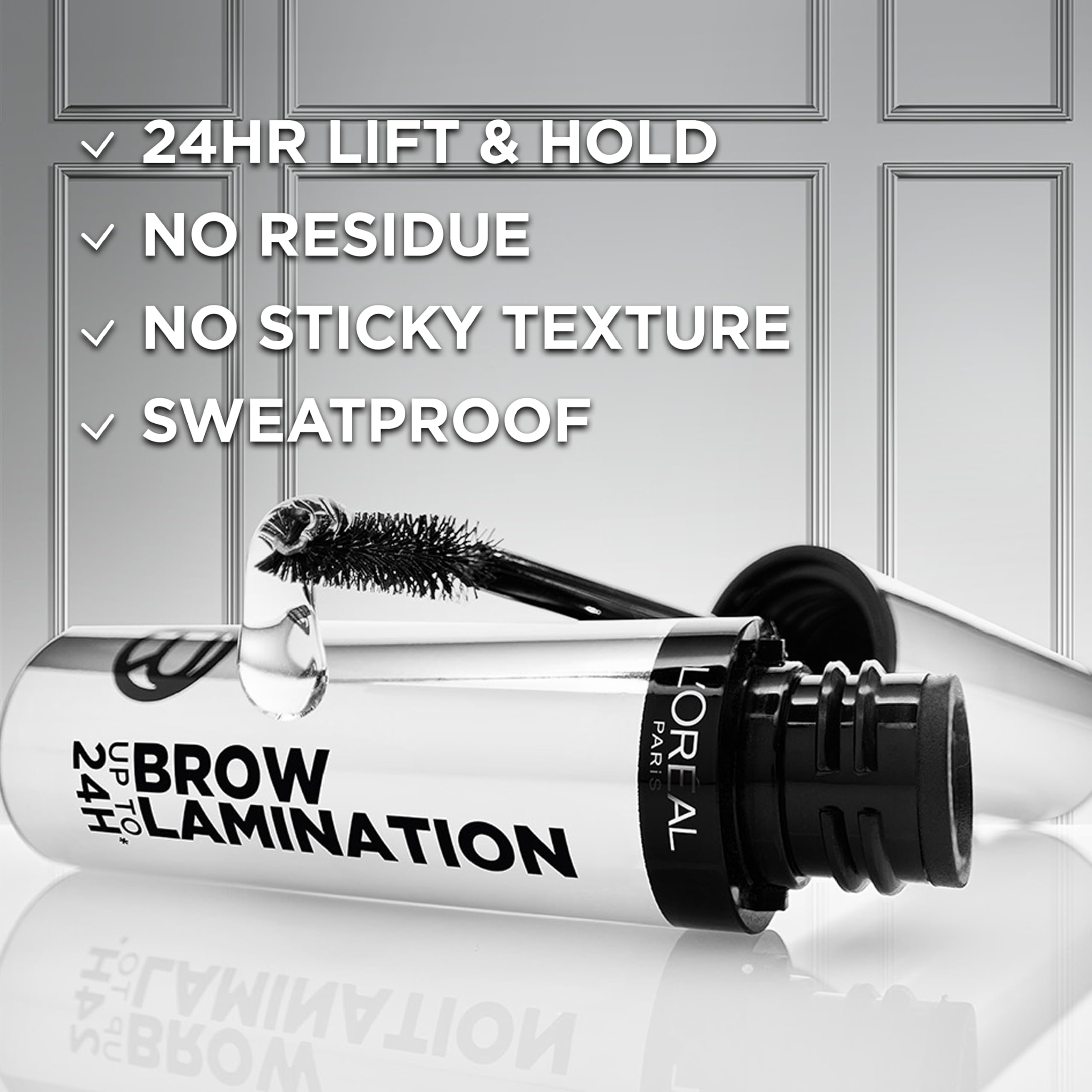 L'Oreal Paris Infallible Brow Lamination 24h wear keeps brows defined.