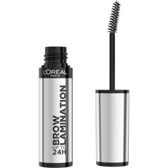L'Oreal Paris Infallible Brow Lamination lift showcases brows with long-lasting hold.