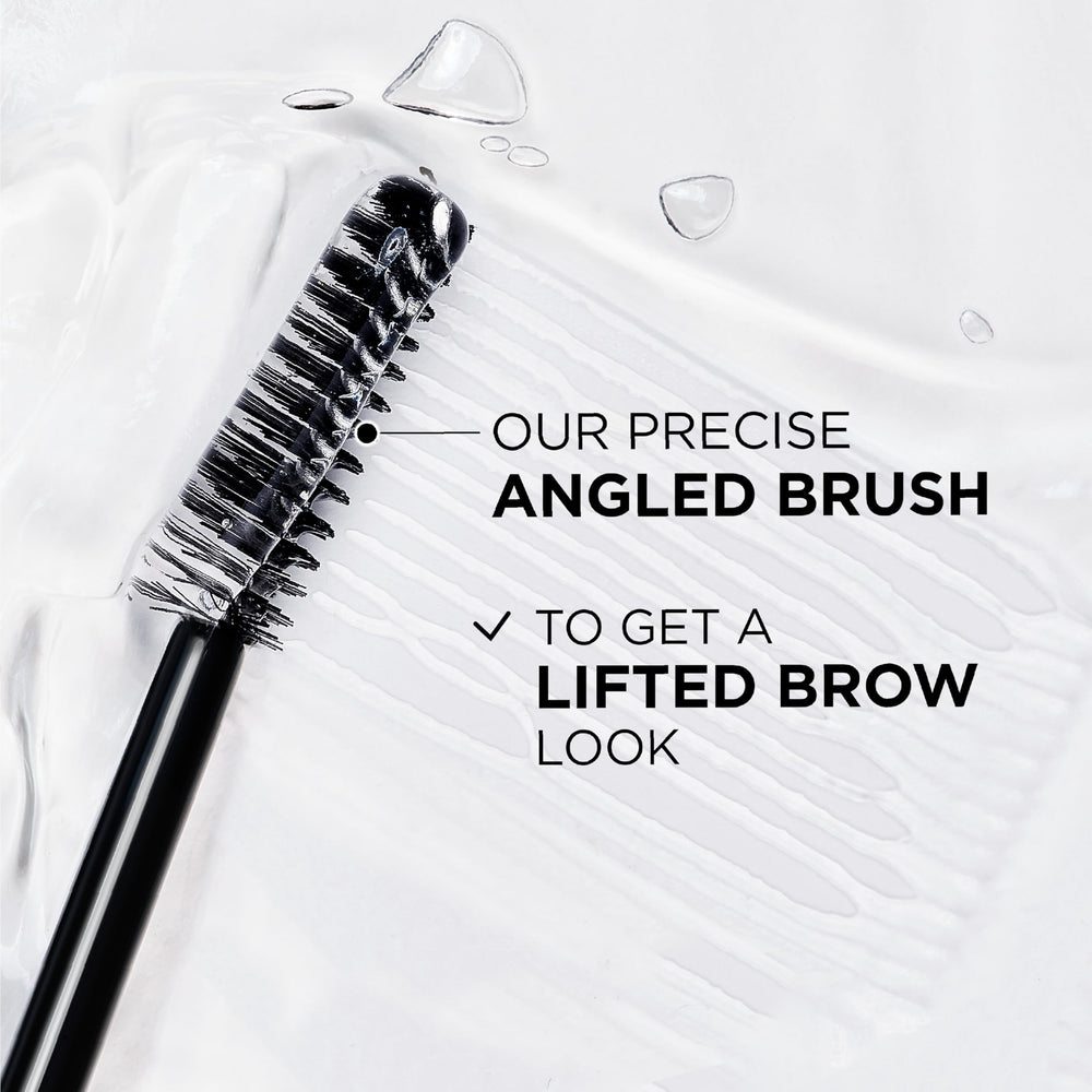 L'Oreal Paris Infallible Brow Lamination sleek brows after application.