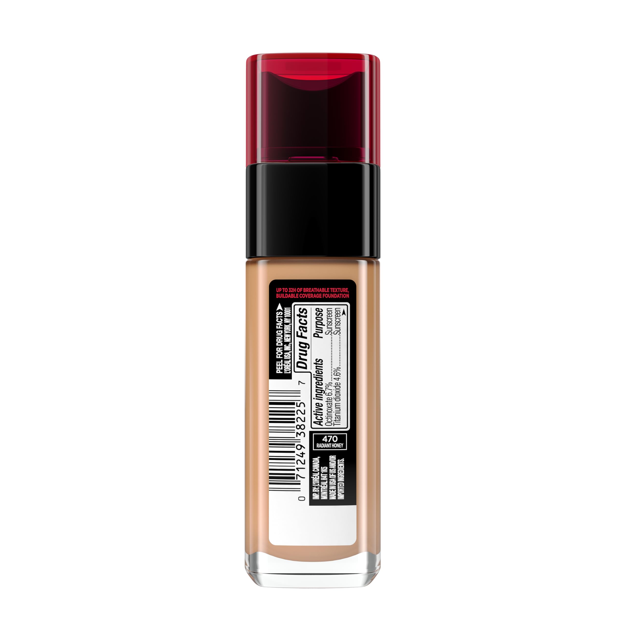 Anti-transfer feature highlighted by swatch use