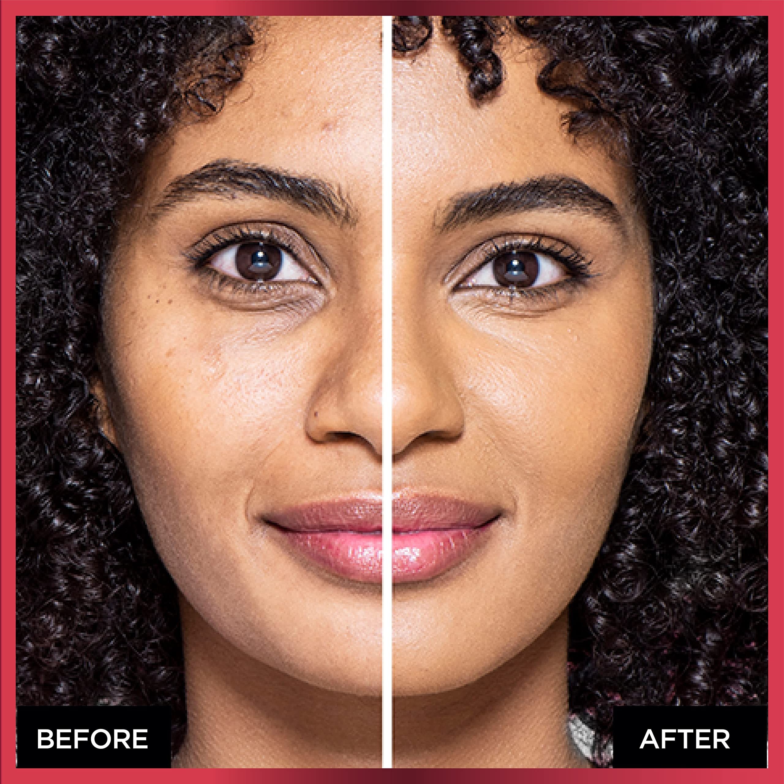 L'Oréal Paris Infallible Fresh Wear Powder blurring close-up reduces shine.