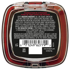 L'Oreal Paris Infallible Fresh Wear swatch in vanilla demonstrates matte, weightless coverage.