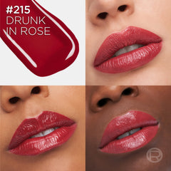 L'Oreal Paris Infallible Lacque Drunk In Rose applicator detail highlighting precise application.