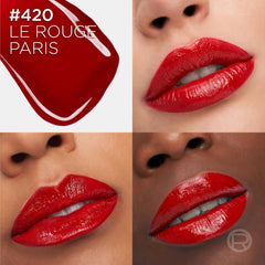 L'Oreal Paris Infallible Lacque Resistance applicator close-up highlighting precise application.