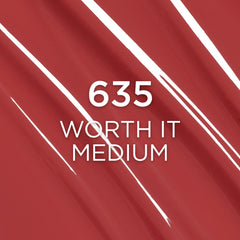 L'Oreal Paris Infallible Lacque shade 635 Worth It Medium offers a bold mid-tone look