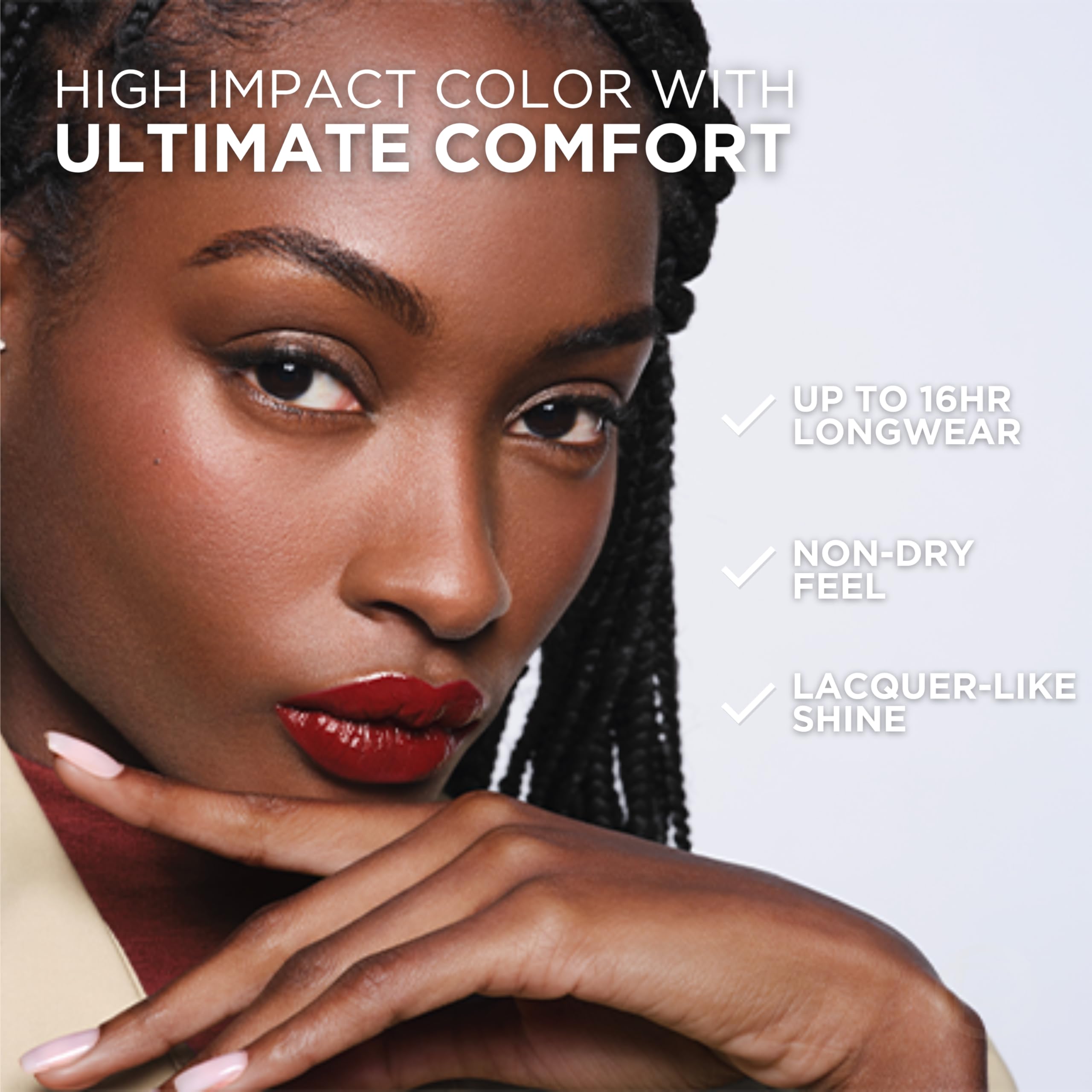 L'Oreal Paris Infallible Lacque shows easy application and fast dry-down