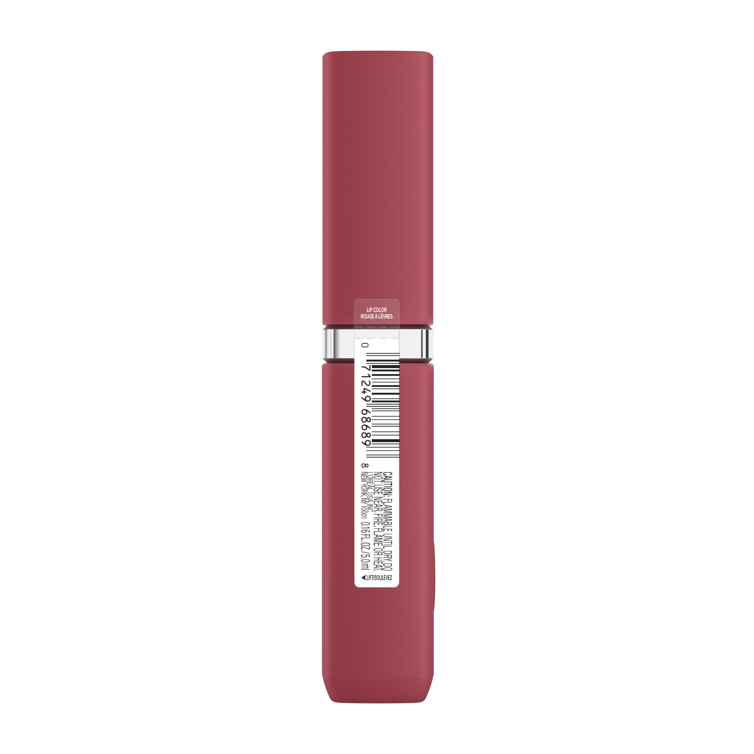 L'Oréal Paris lip color with hyaluronic acid detail for hydrated comfort.