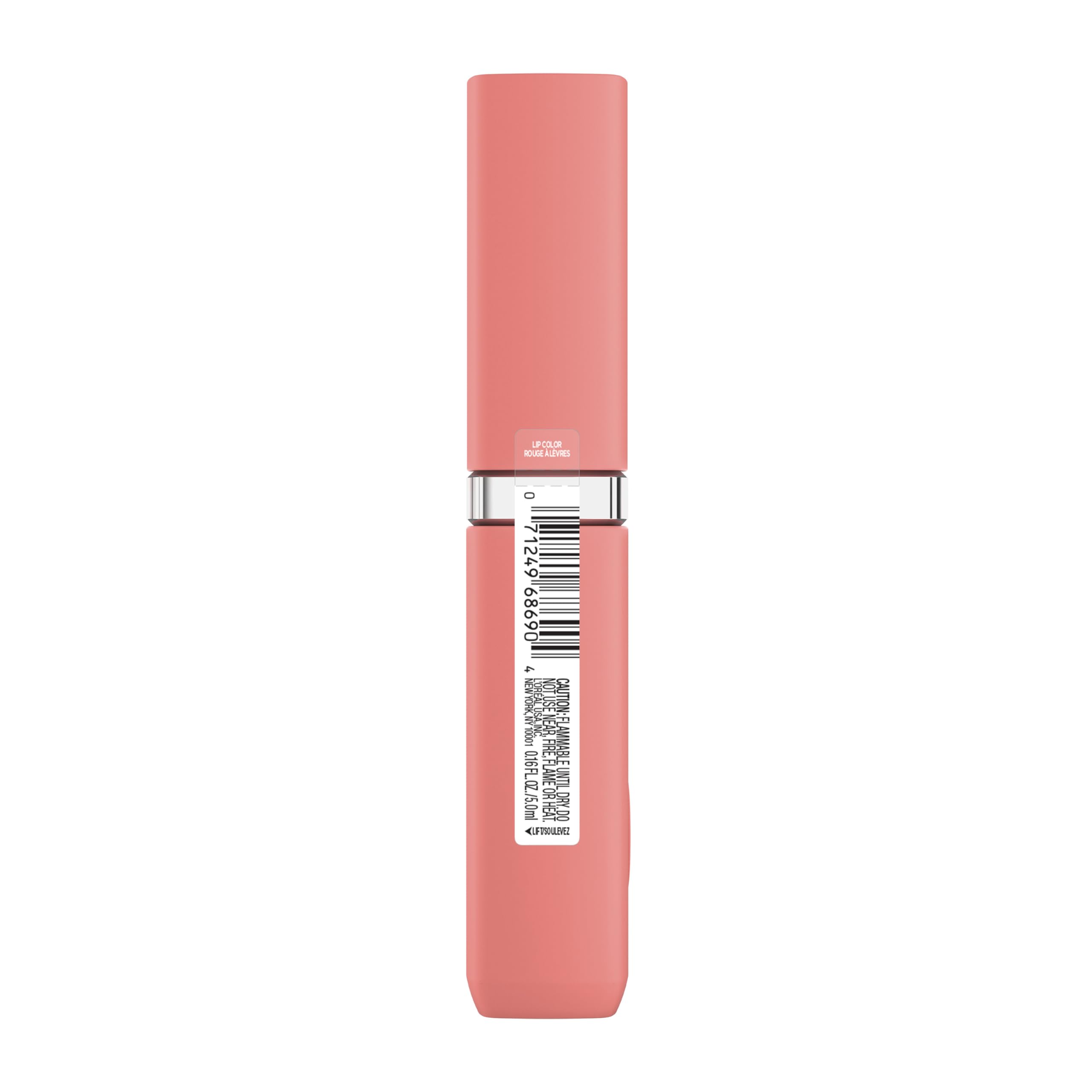 L'Oreal Paris Infallible Matte Resistance hydrates lips with Hyaluronic Acid.