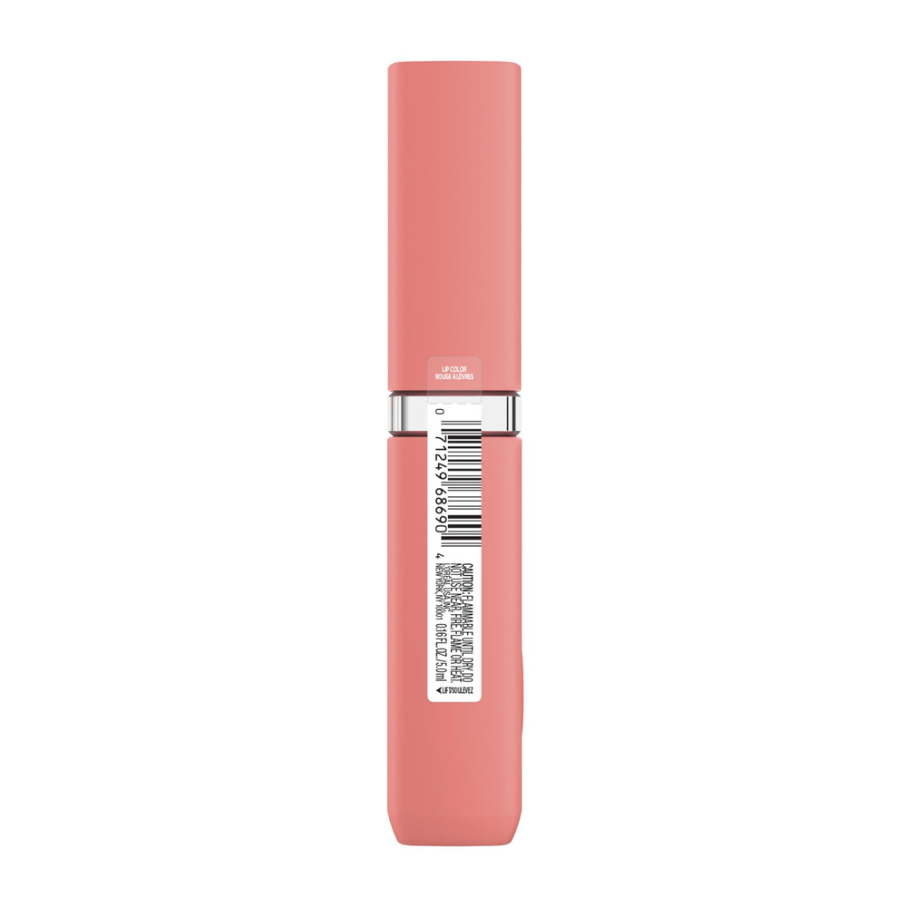 L'Oreal Paris Infallible Matte Resistance hydrates lips with Hyaluronic Acid.